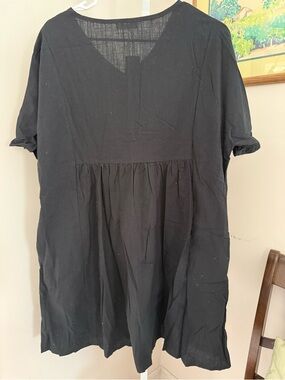 Hot Touch Baby Doll Short Sleeve Dress. NWT. Size Medium. 100% Cotton